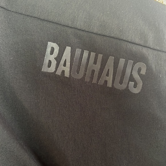 Bauhaus Black Short Sleeve Button Up Casual Shirt Size S - Picture 6 of 13